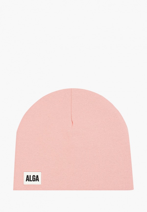 женская шапка alga, розовая