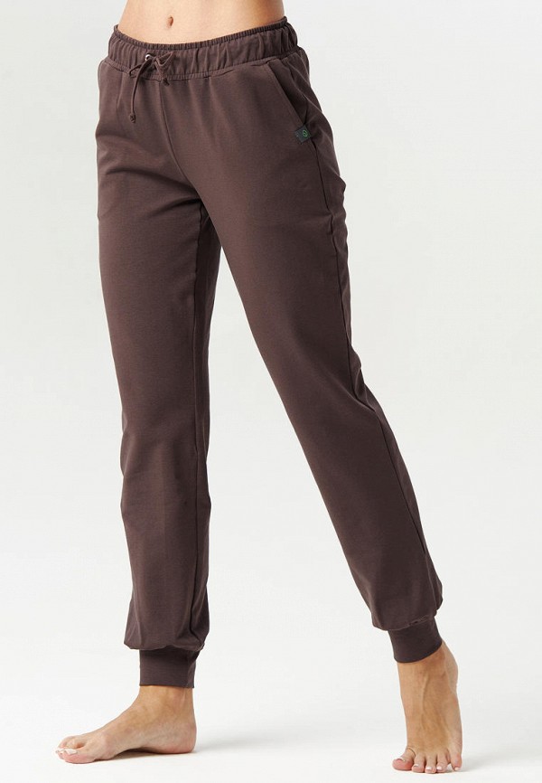 женские спортивные брюки yogadress, коричневые