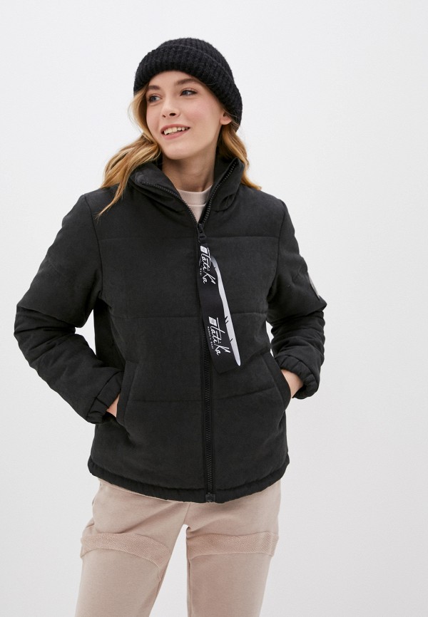 женская утепленные куртка tatika, черная