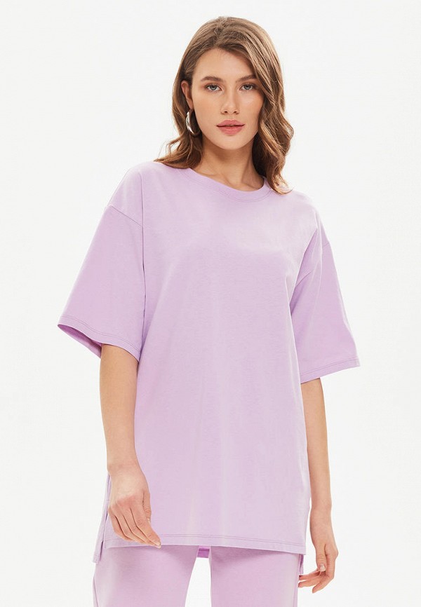 женская футболка moru, фиолетовая