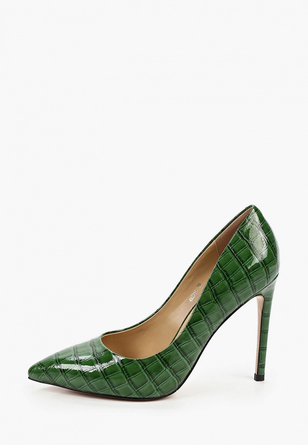 женские туфли-лодочки vitacci, зеленые