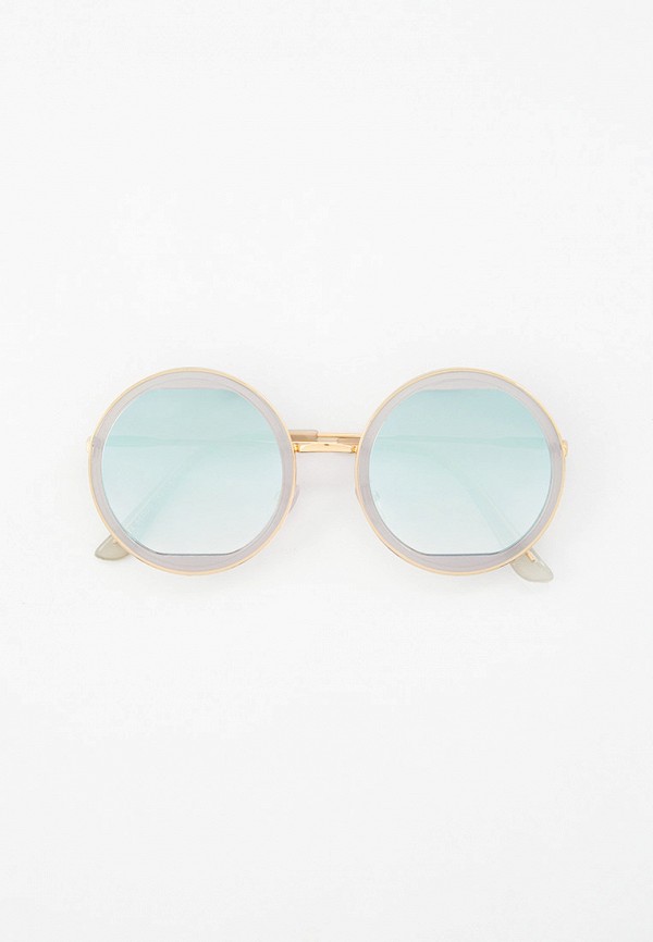 женские круглые солнцезащитные очки vitacci, серые
