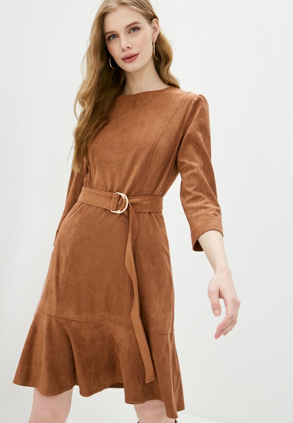 женское повседневные платье vittoria vicci, коричневое