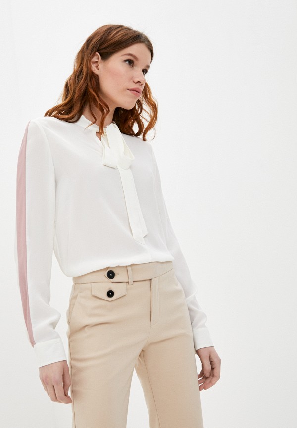 женская блузка с длинным рукавом uniize, белая