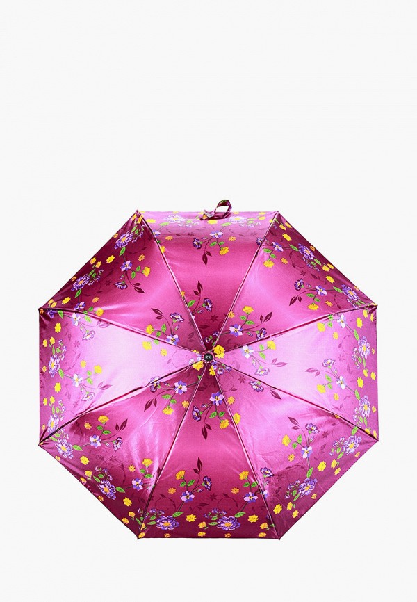 женский складные зонт zemsa, фиолетовый
