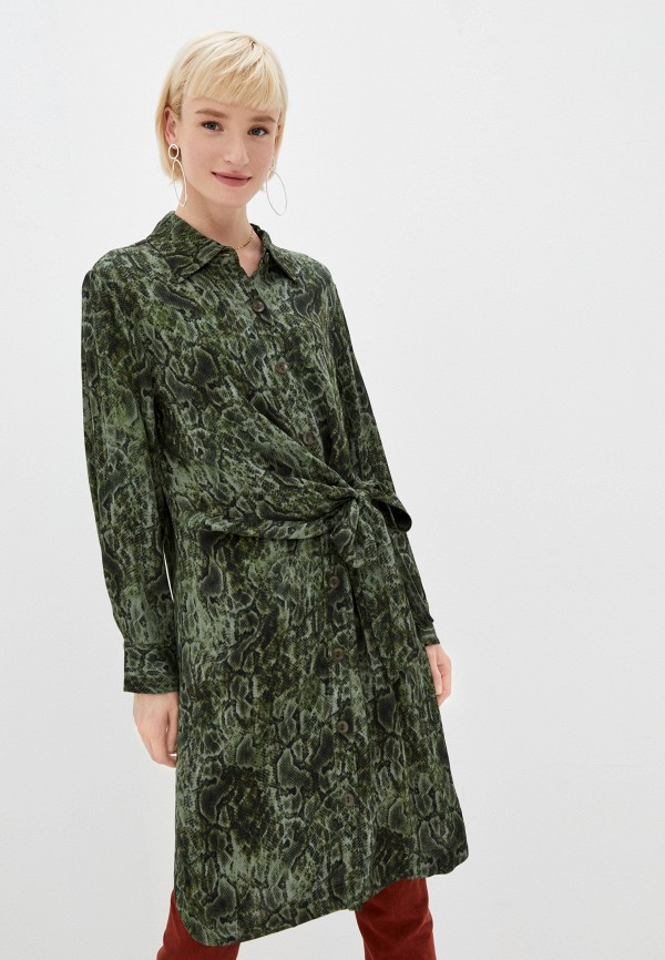женское платье-рубашки lezzarine, зеленое