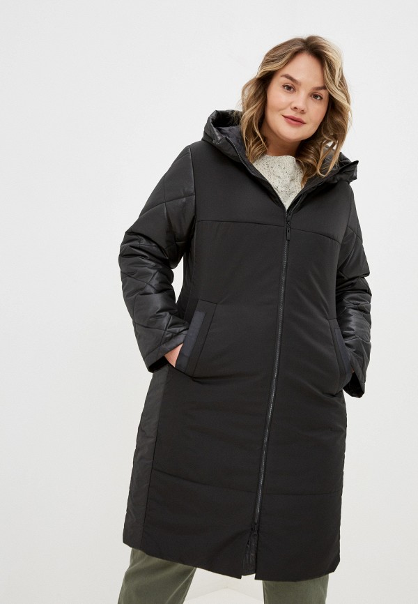 женская утепленные куртка wiko, черная