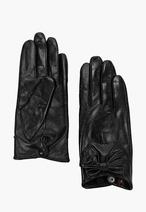 женские кожаные перчатки pitas, черные