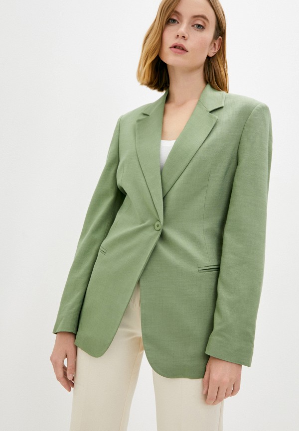 женский пиджак claudie pierlot, зеленый