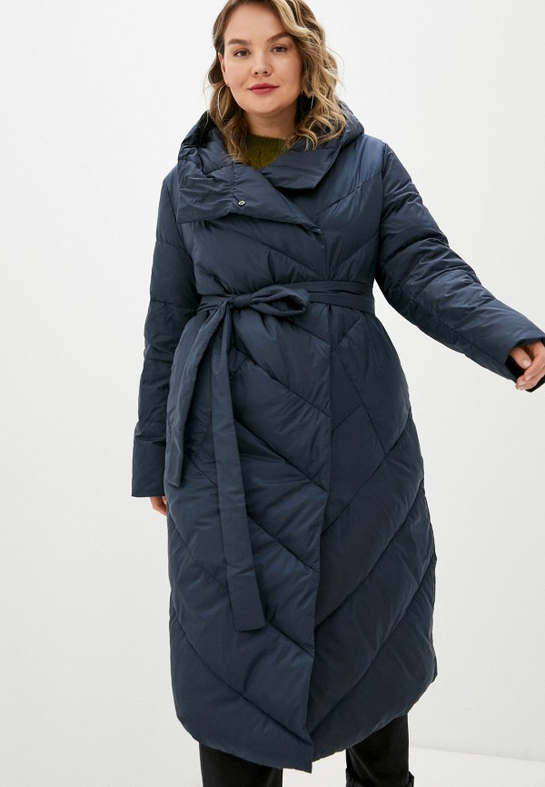женская утепленные куртка winterra, синяя