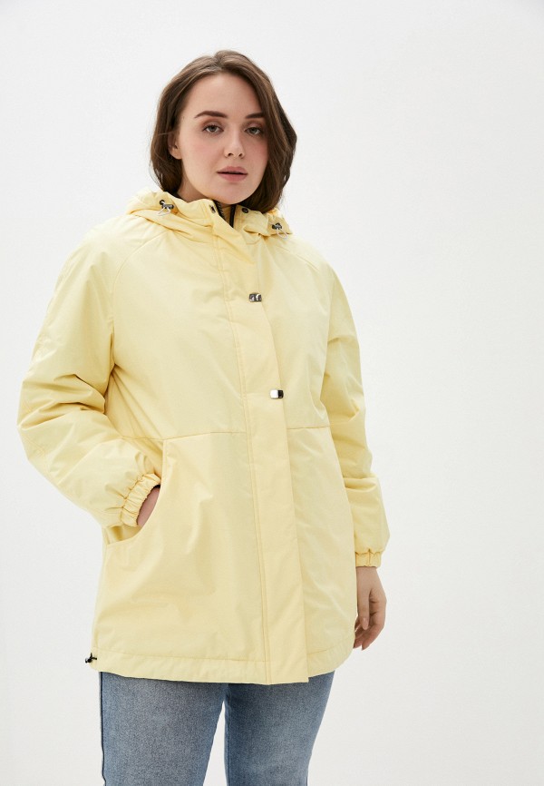 женская утепленные куртка maritta, желтая