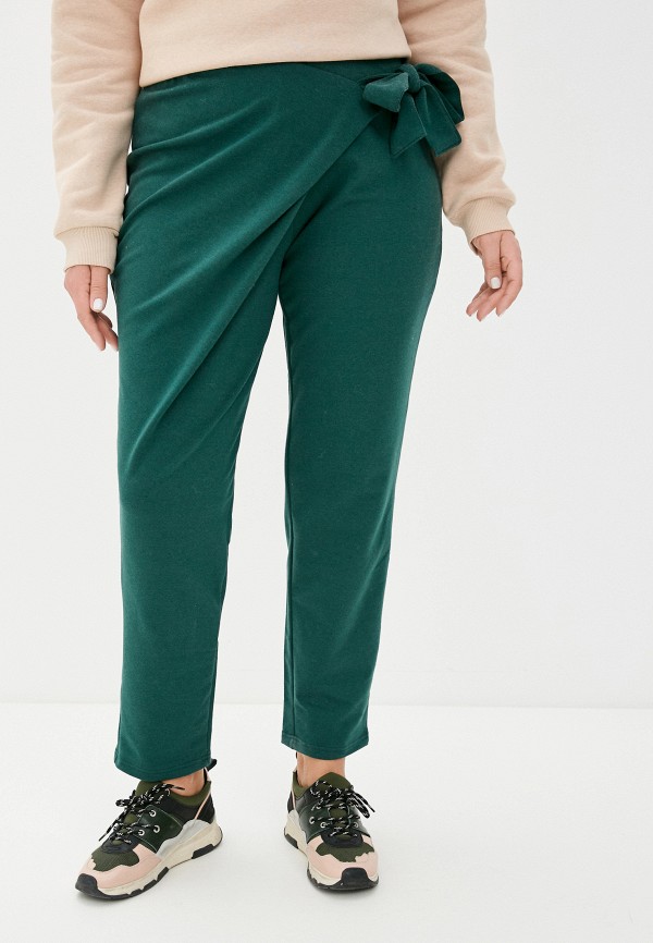 женские повседневные брюки lamuro, зеленые