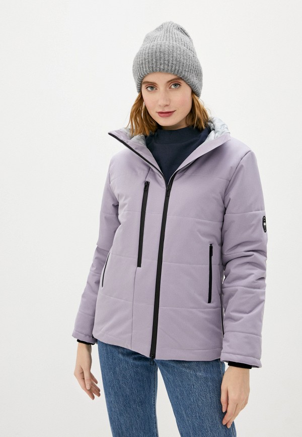 женская утепленные куртка heiden, фиолетовая
