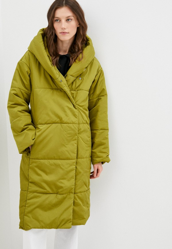 женская утепленные куртка grand grom, зеленая
