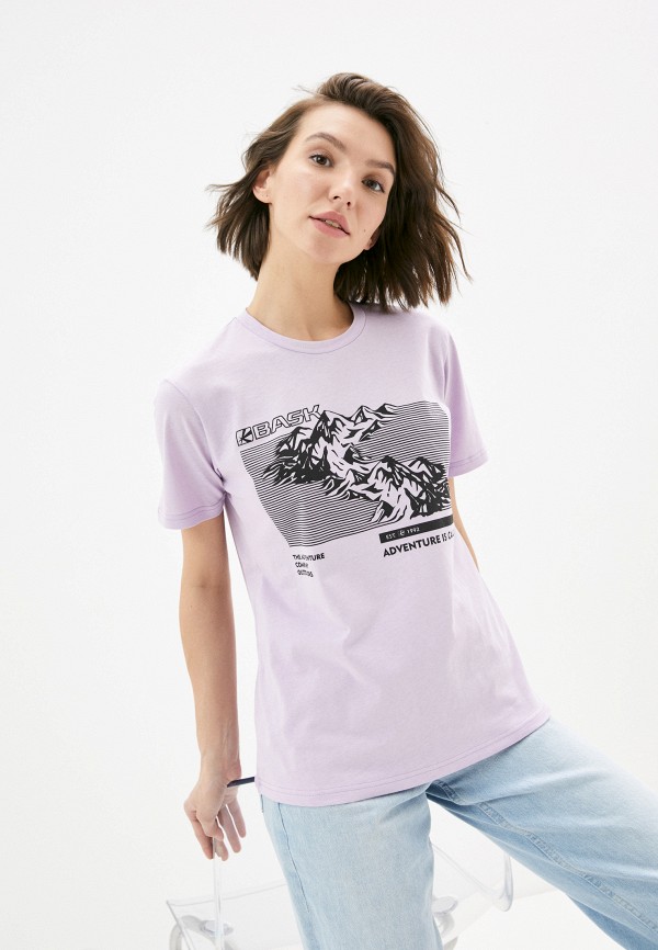 женская футболка bask, фиолетовая