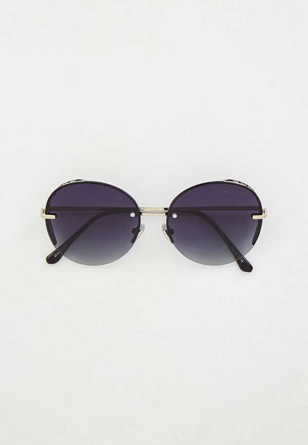 женские круглые солнцезащитные очки rita bradley, серебряные