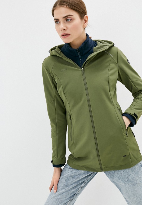 женская спортивные куртка high experience, зеленая