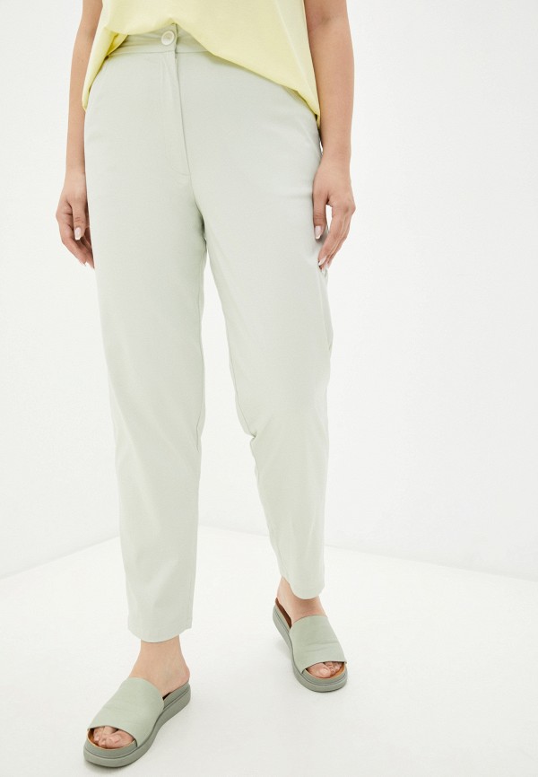 женские повседневные брюки averi, зеленые