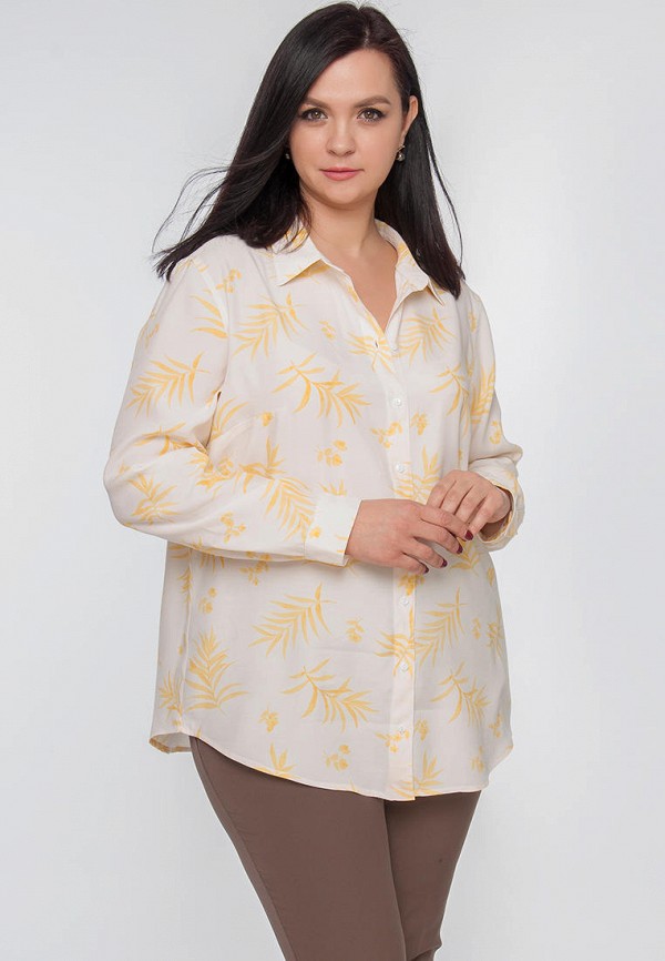 женская блузка с длинным рукавом limonti, белая