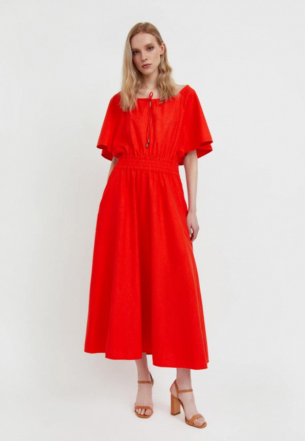 женское повседневные платье finn flare, красное