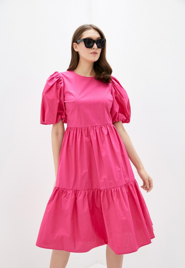 женское повседневные платье baon, розовое