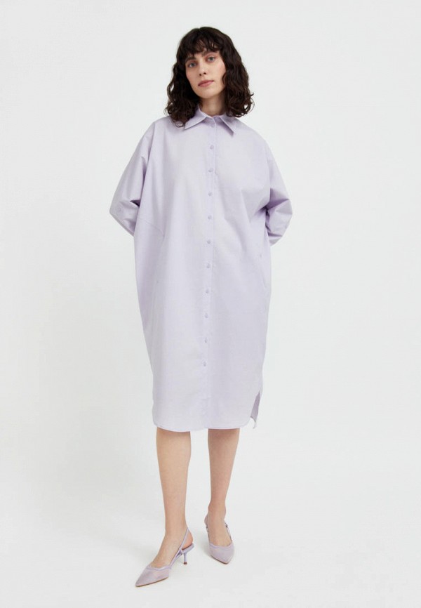 женское платье-рубашки finn flare, фиолетовое