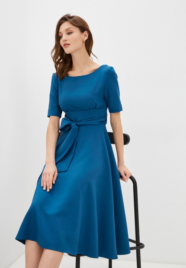 женское вечерние платье pavesa, синее