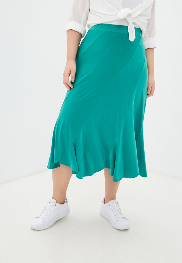 женская юбка-трапеции sparada, зеленая