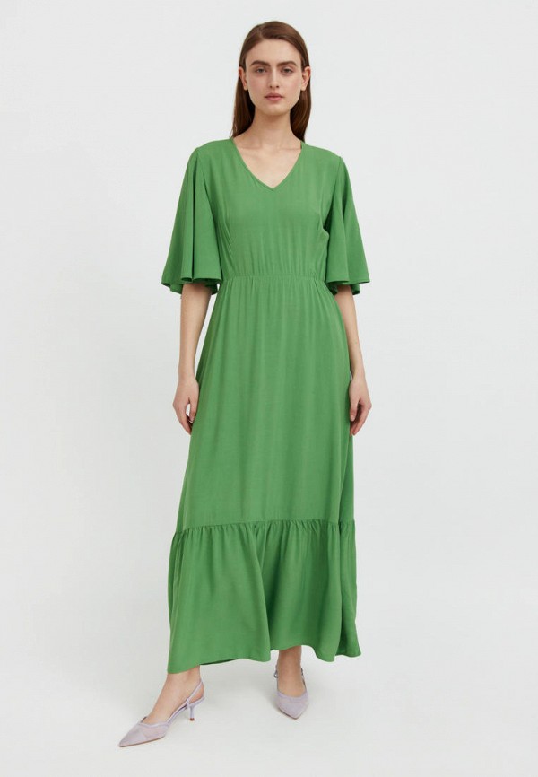 женское повседневные платье finn flare, зеленое