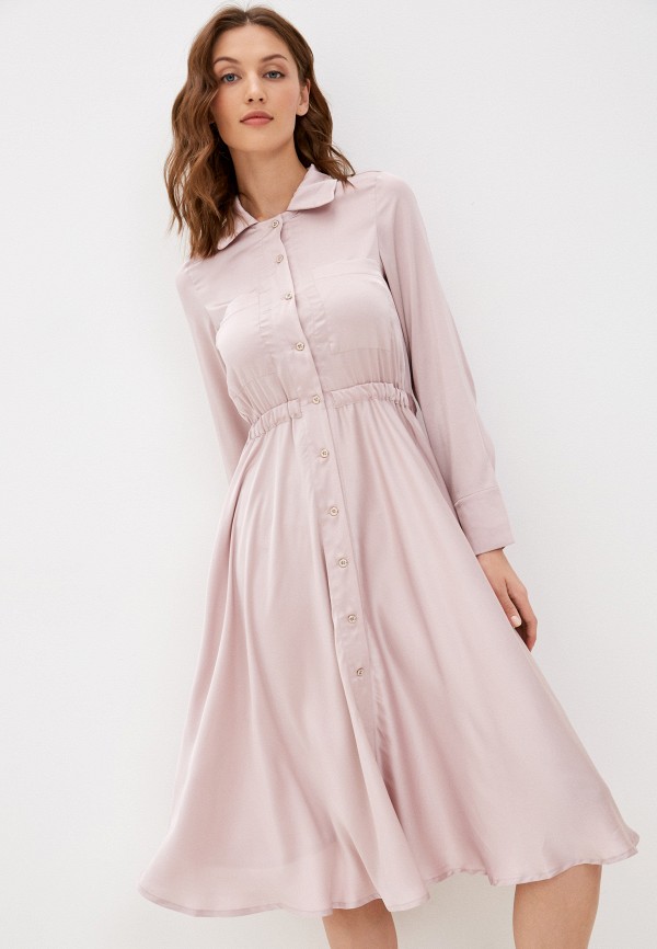 женское платье-рубашки sdress, розовое