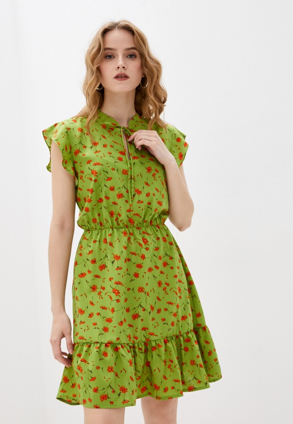 женское повседневные платье froggi, зеленое