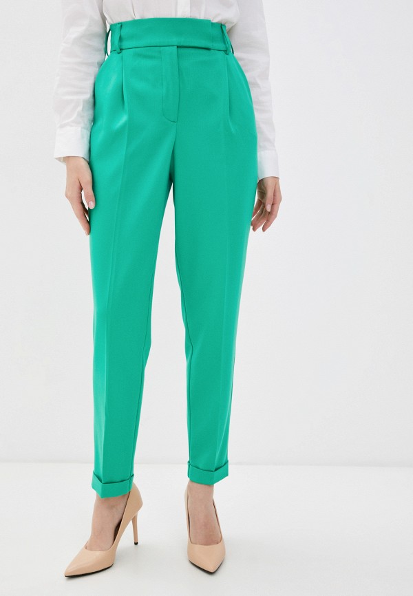 женские повседневные брюки sashyou, зеленые