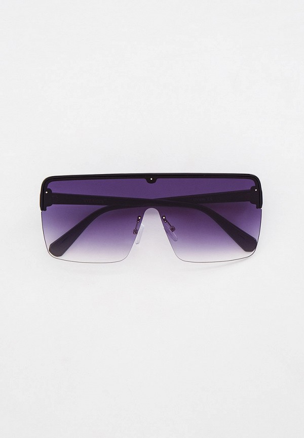 женские авиаторы солнцезащитные очки vitacci, черные