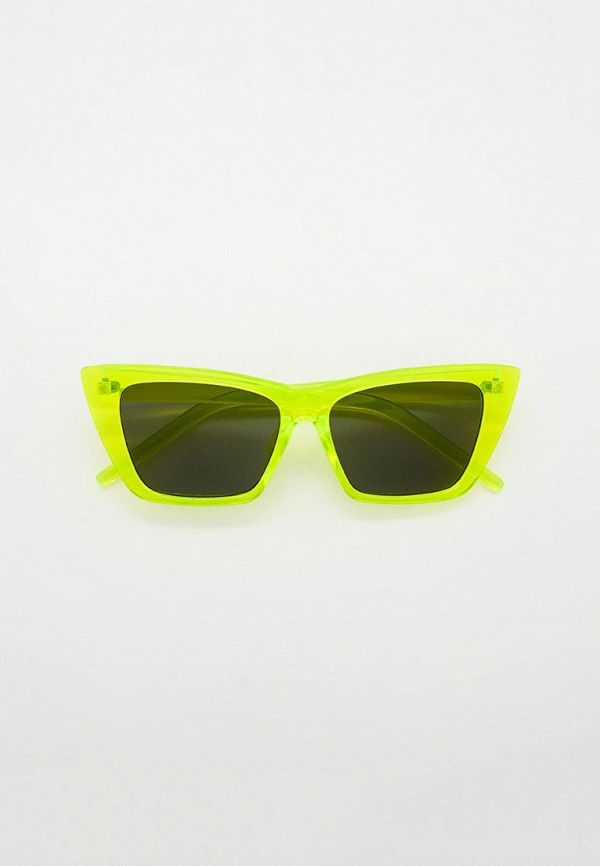 женские квадратные солнцезащитные очки vitacci, зеленые
