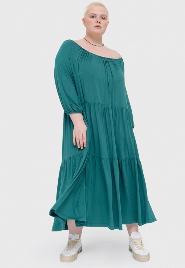 женское повседневные платье lessismore, зеленое