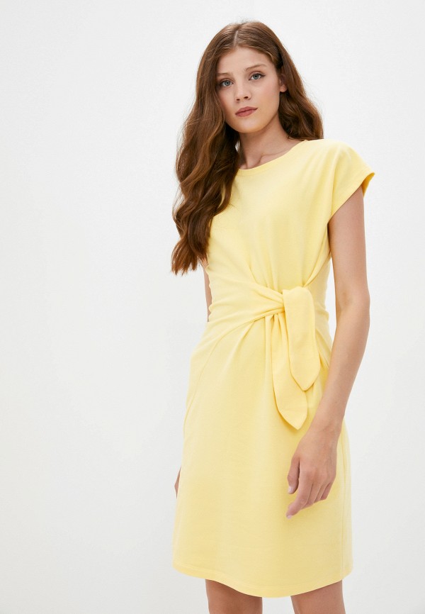 женское платье-футболки селфиdress, желтое