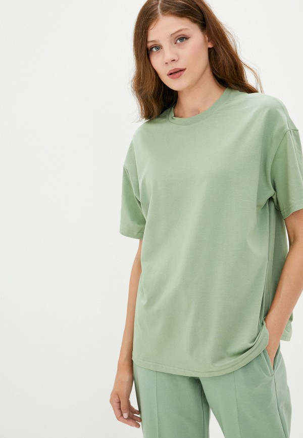 женская футболка minaku, зеленая