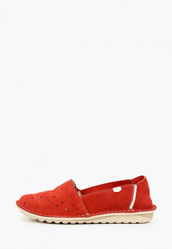 женские туфли с закрытым носом on foot, красные