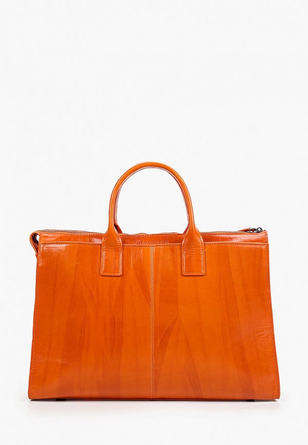 женская сумка с ручками alexander tsiselsky, оранжевая