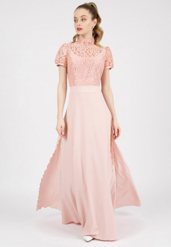 женское вечерние платье marichuell, розовое