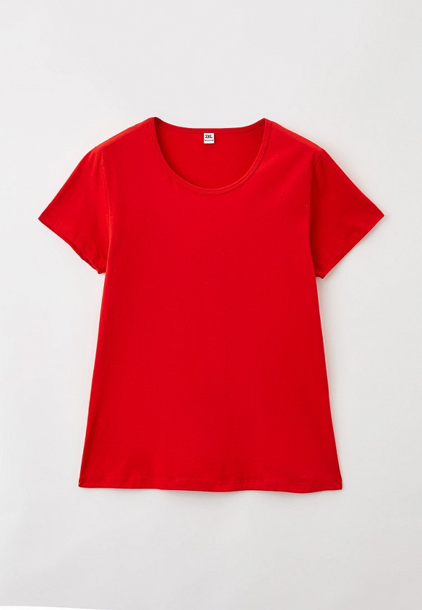 женская футболка just beauty, красная