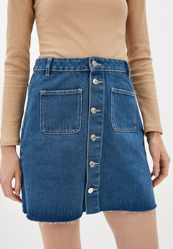 женская джинсовые юбка concept club, синяя