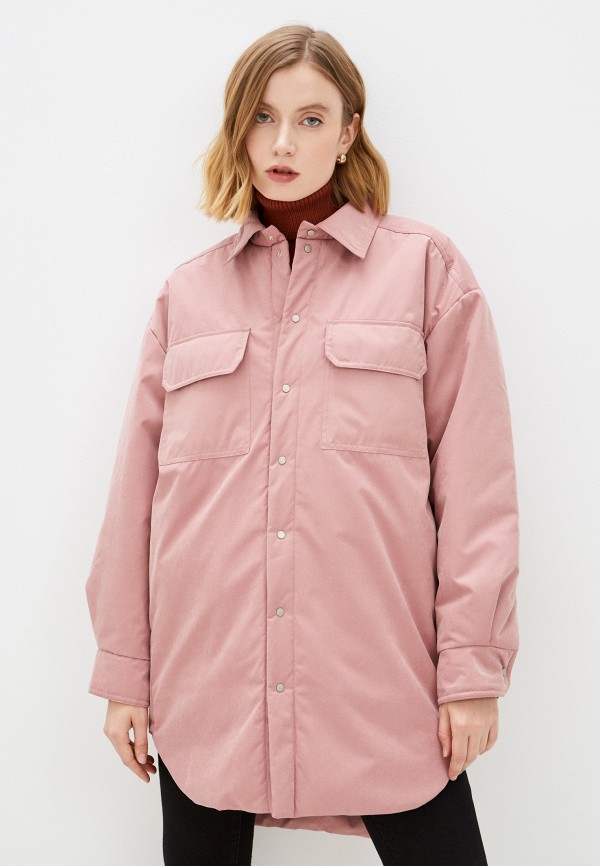 женская утепленные куртка 23.05 atelier, розовая