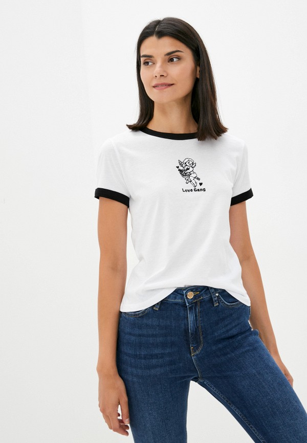 женская футболка colin’s, белая