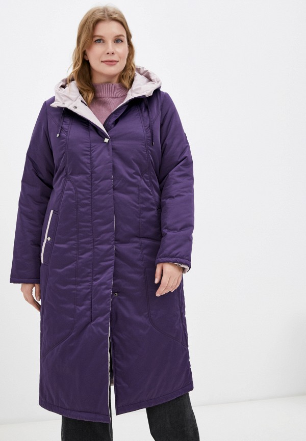 женская утепленные куртка wiko, фиолетовая