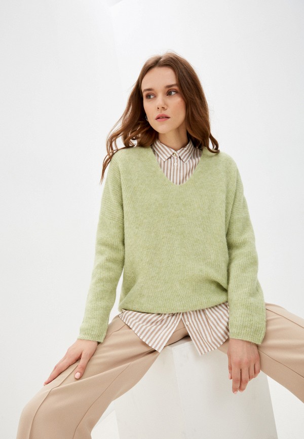 женский пуловер mos mosh, зеленый