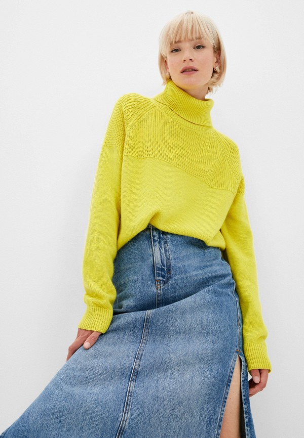 женский свитер baon, желтый