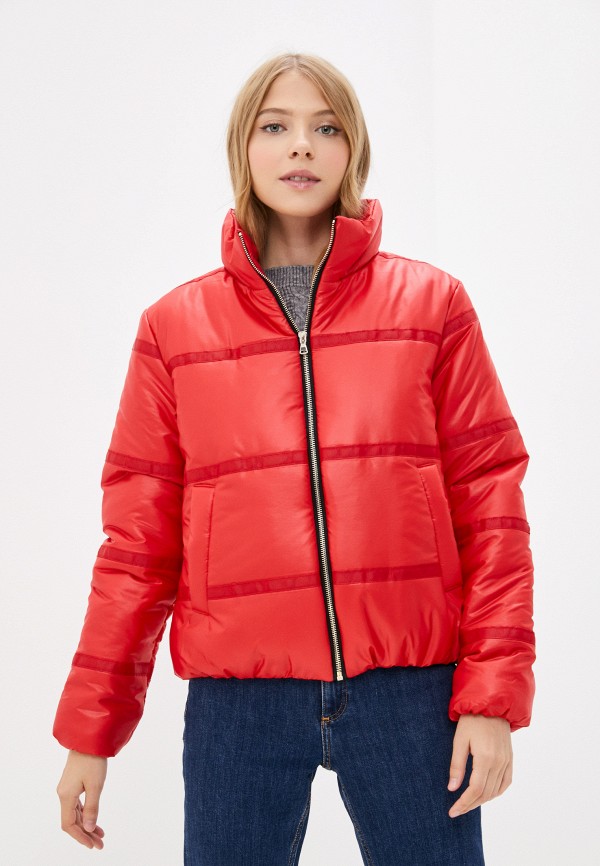 женская утепленные куртка vivaldi, красная