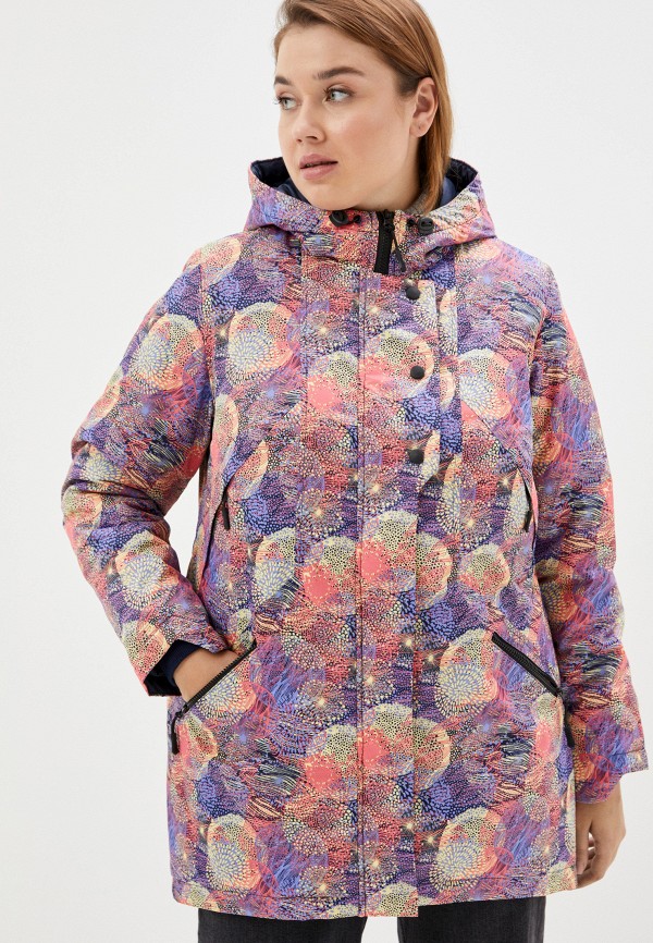 женская утепленные куртка wiko, разноцветная