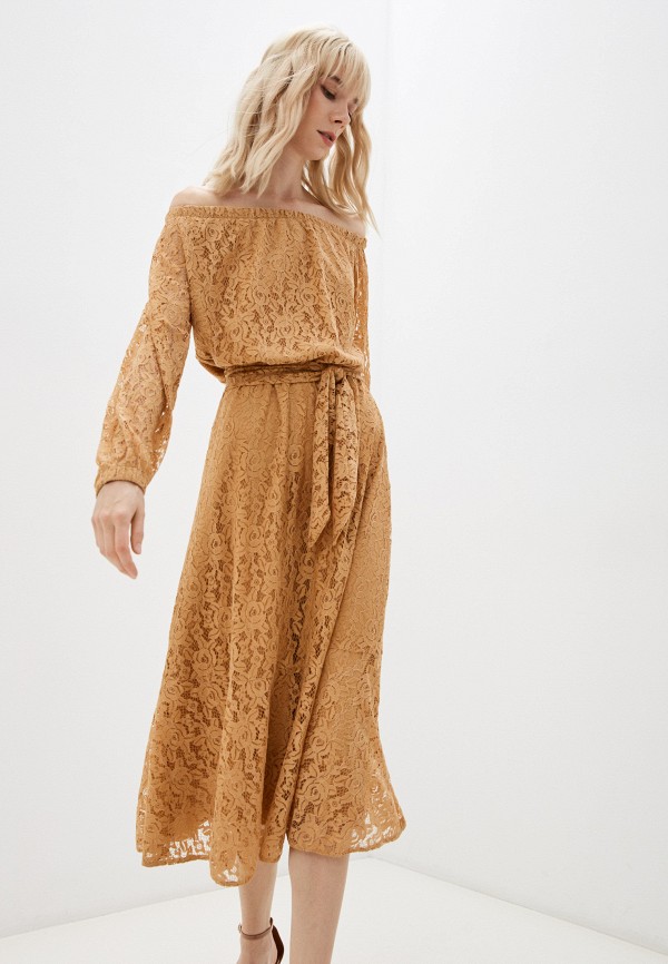 женское платье emansipe, коричневое